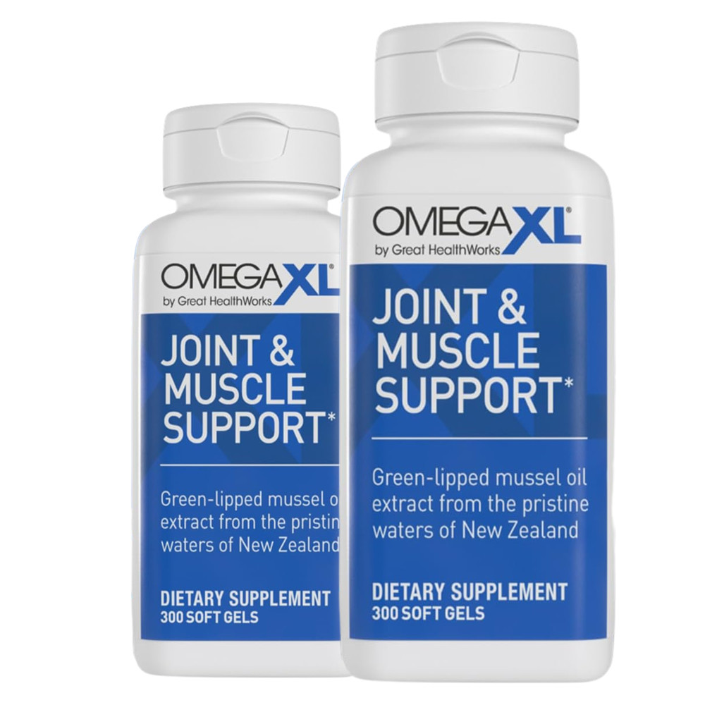 OmegaXL Joint Support Supplement, for Relief – Natural Muscle Support 300 Soft