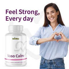 Vaso Calm- Blood Support- 10 Bottles- 600 Capsules