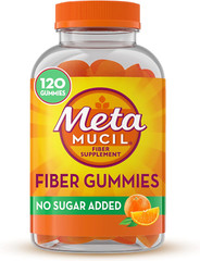 Fiber Gummies for Adults, No Sugar Added Orange Flavor, 5G Prebiotic Plant Ba…