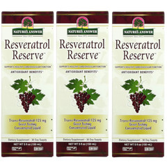 Nature’s Answer Resveratrol Reserve 5 fl.oz Each (Pack of 3)