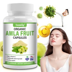 Amla – 1500mg Capsules- Vitamin C – Immune support – healthy skin & hair-Organic