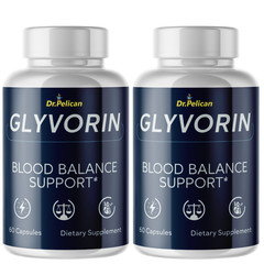 Glyvorin- Blood Support- 2 Bottles- 120 Capsules