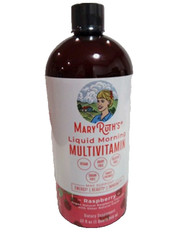 Mary Ruth’s Liquid Multivitamin Raspberry 32 Fl oz Best Used by 09/2025 read