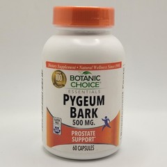 Botanic Choice Pygeum Bark 500mg – 60 Capsules – Prostate Support Supplement