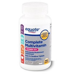 Equate Complete Multivitamin/Multimineral Supplement Tablets, Women 50+, 100 Cou
