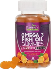 Omega 3 Fish Oil Gummies Extra Strength EPA & DHA – Heart, Brain & Joint Support