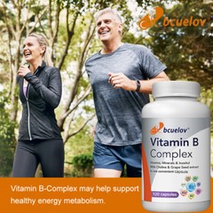 Vitamin B Complex Supplement,Energy Support,Promotes Nervous System Health
