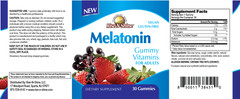 Melatonin Gummies 2.5mg Sleep Vegan Pectin Gummy Nighttime Support