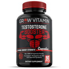 Men’s Test Booster – Stamina, Endurance, Energy & Strength Booster Grow Vitamin