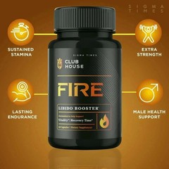 Clubhouse Fire Male Supplement for Advanced Stamina & Virility 60ct | Free Ship