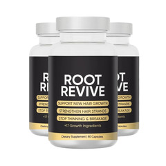 3-Pack Root Revive Capsules – Root Revive Supports New Hair Growth – 180 Caps
