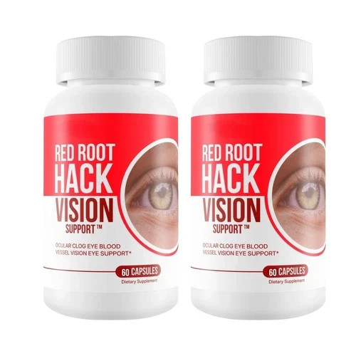 2-Pack Red Root Hack Vision – RedRoot Vision Hack Eye Support – 120 Capsules