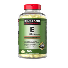 KIRKLAND SIGNATURE VITAMIN E 400 I.U. 500 SOFTGELS US