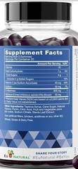 Eu Natural Urinary Harmony D-Mannose & Hibiscus Gummy–Berry Lemon Flavor-60 Ct