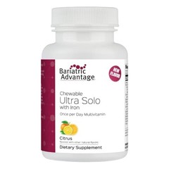 Bariatric Advantage Chewable Ultra Solo with Iron Daily Multivitamin for Gast…