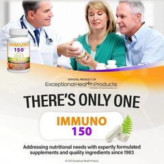 3 Pack Immuno 150, Immune Support Supplement, Packed with 70 Plant Minerals–
