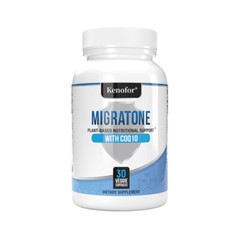 Migratone – CoQ10, Feverfew, Magnesium, Riboflavin, B6, 12 – Headache Relief