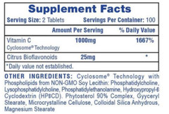 Liposomal Vitamin C 1000mg 200 Tablets Hi-Tech IMMUNE SUPPORT USA MADE SHIPPED
