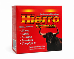 Hierro Vitaminado Drinkable Iron Supplement B Complex 10 Bottles