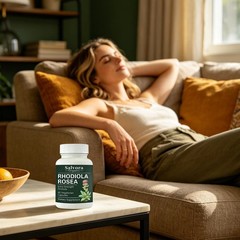 Salvora Organic Rhodiola Rosea 60 Capsules Nutrition Health Supplement Capsules