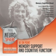 NDS Nutrition Neuro Sphere – Brain Health Formula – 90 Capsules