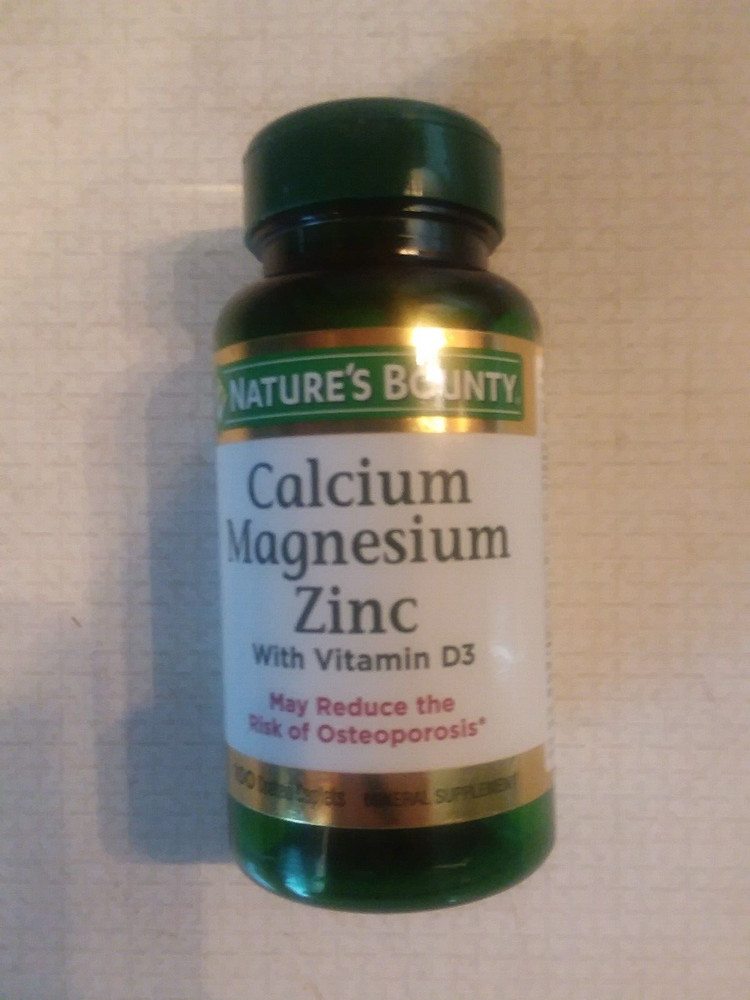 Nature’s Bounty Calcium Magnesium Zinc