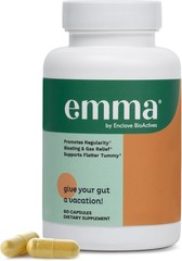 Emma Gut Health Doctors Endorsed Supplement 60 Capsules -Relief from Gas