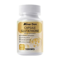 L-Glutathione 1000mg 60 Capsules,Antioxidant, Liver, Immune, Cell Health Support