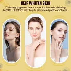 FIDERNIC Glutathione Collagen 120 Capsules Skin Brightening Supplement
