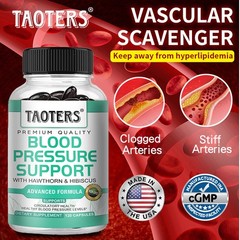 Blood Pressure Support -13 Herbs & Vitamins for Balanced Blood Pressure-120 Caps