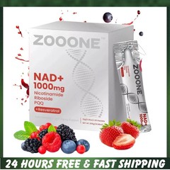 ZOONE NR1000 – High Quality NAD+ Berry Flavor Drink Mix for Anti-aging & Energy