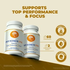 Phytomem One Capsules, Official Brain & Memory Support Supplement 60ct
