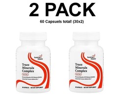 Seeking Health, Trace Minerals Complex, 2 PACK, Iron-Free, 30 Capsules each