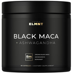 40x Strength Organic Black Maca 60 Count (Pack of 1), Essence Root