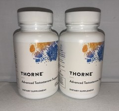 Lot Of 2-Thorne Advanced Test Support 60 Capsules Exp 10/2026 New Sealed