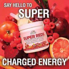 Convenient Super Reds Powder – Mix of 48 Superfoods in Delicious Berry Flavor