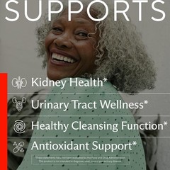 Kidney Cleanse Detox Support with Cranberry 60 Vegetarian Capsules