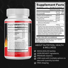 Ember Ghee- Men’s Health & Bodybuilding- 10 Bottles- 600 Tablets