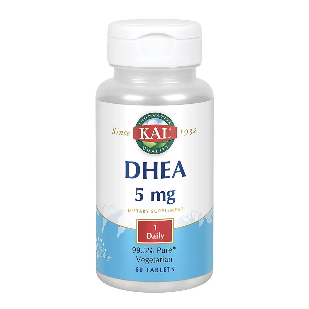 KAL DHEA 5 mg | Healthy Balance, Aging Support for Men & Women | 60 tablets