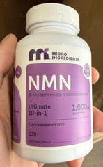 Micro Ingredients NAD+ Liposomal Supplement 500Mg Capsules with NMN, Resveratrol