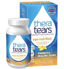 TheraTears Eye Nutrition 1200mg Advanced Flaxseed Omega-3 Supplement 90CT..