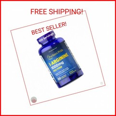 Puritan’s Pride L-Arinine 1000mg, Dietary Supplement Supports Nitric Oxide Level