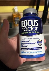 FOCUS Factor Brain Health Vitamins Dietary Supplement Memory 180 Tabs 7/2028