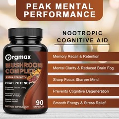 Mushroom Complex and Sea Moss Antioxidant Supplement Bundle Detox Immune Support