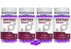 ( 4 Pack ) Eremax Gummies – Men’s Vitality & Performance Support Supplement
