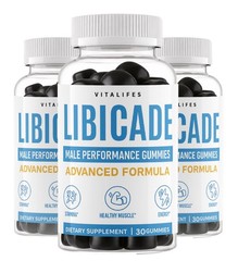 (3 Pack) Libicade Gummys Advanced Male Support Formula Vitamin 30 Gummies