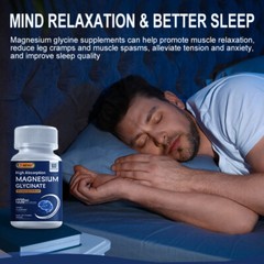 Magnesium Glycinate Capsules – High Strength for Sleep, Relaxation & Muscle Care