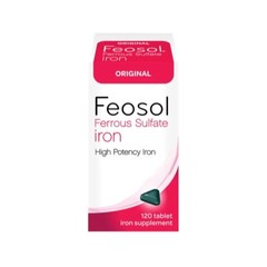 Feosol Ferrous Sulfate Iron Tablets, Original, 120 ea
