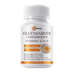 Glucosamine Chondroitin MSM With Turmeric Triple Strength Joint Support 2100MG