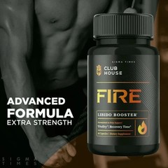 Clubhouse Fire Male Supplement for Advanced Stamina & Virility 60ct | Free Ship